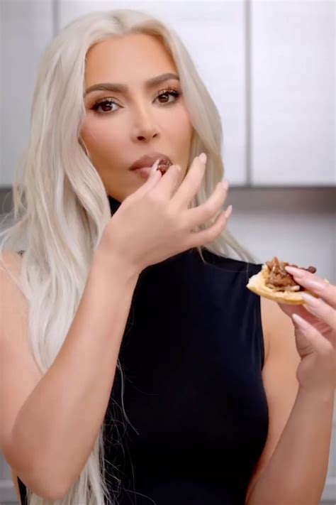 Kim Kardashian Proves She Tasted Food In Beyond Meat Ad After Fans