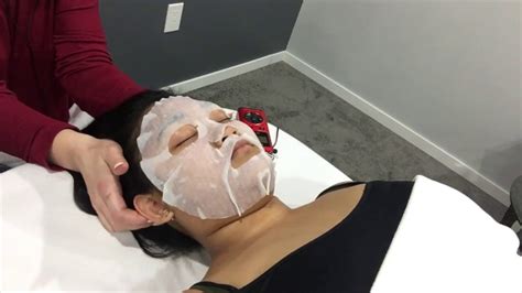 asmr relaxing spa facial treatment youtube