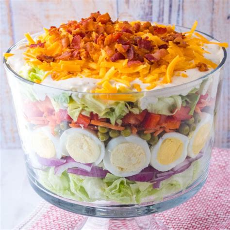 Easy 7 Layer Salad Hopemakers