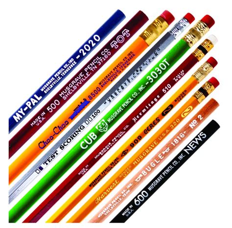 Musgraves Pencil Variety Pack Of 10 Custom Pencil Variety Pack
