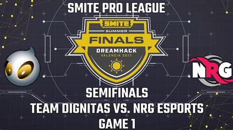 Smite Pro League Summer Finals 2017 Semifinals Team Dignitas Vs Nrg