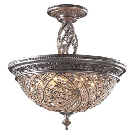 With a ceiling light from ikea, you can light a room with style. Elk Lighting 6233/6 Crystal Renaissance Semi-Flush Mount ...