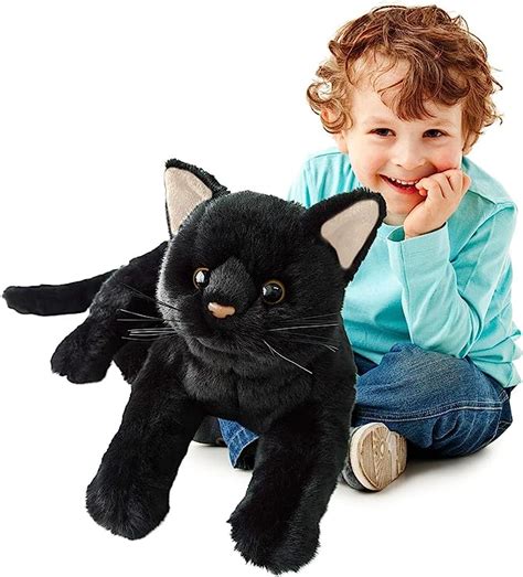 Yangguang Black Cat Plush Toy Cat Cuddly Soft Toy Kitty Plush Kittens