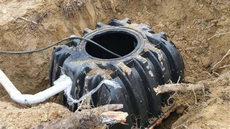 500 Gallon Septic Tank Installed Youtube
