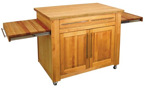4.3 out of 5 stars. Kitchen Butcher Block Table On Wheels | Kitchen island ...
