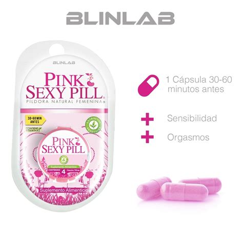 Pink Sexy Pill 4 Tabletas 750mg Fórmula Femenina Blinlab Meses Sin Intereses