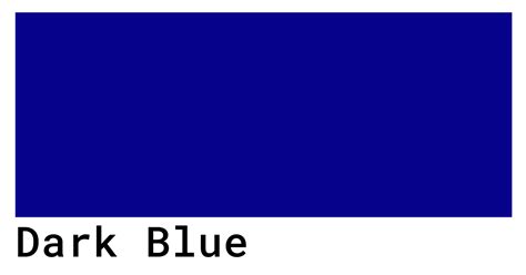 Dark Blue Cmyk Color Code