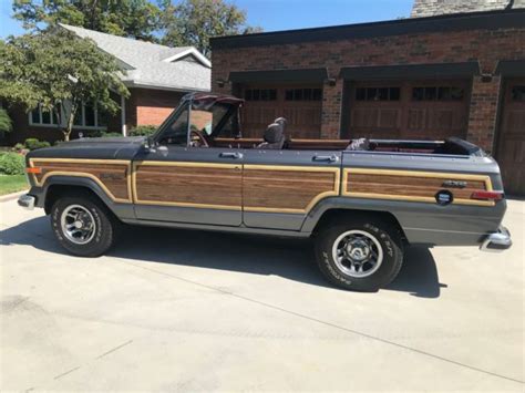 1989 Jeep Grand Wagoneer Woody Convertible Runs And Drives Great Woodie