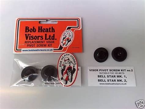 Bell Star 12 Helmet Visor Pivot Postsscrews Kit Bob Heath Visors Kit 2 Ebay