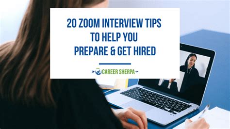 20 Zoom Interview Tips To Help You Prepare And Get Hired Careerbeeps