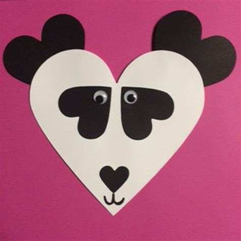 12 Heart Shaped Panda Bear Crafts I Love You Beary Much Valentines