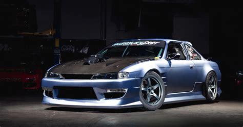 This Formula Drift Nissan Silvia S14 Makes 1 500 HP With A V8 And Nitrous