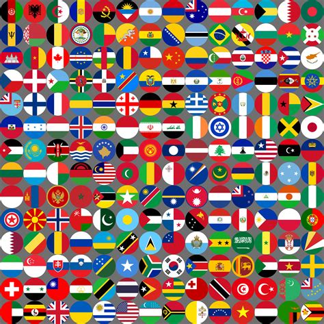 I Redesigned 196 Countries Flags Optimally As Circles Rvexillology