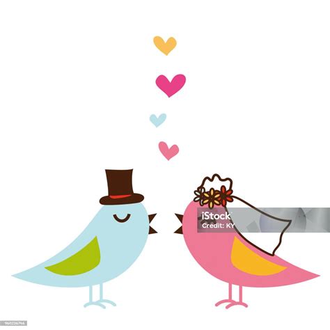 Kissing Bird Illustration Stock Illustration Download Image Now
