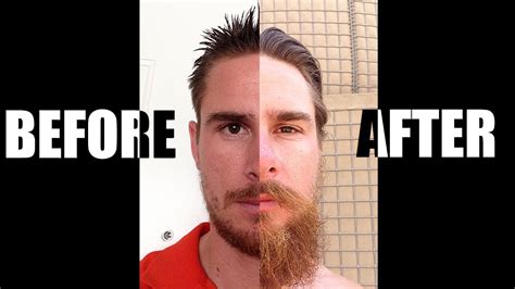 6 Months Without Shaving Or Haircut Selfie Timelapse Youtube