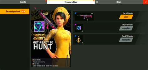 Free fire new weapon royale rare item valentine ak is finally here along with the new valentine topup event which has. Free Fire Treasure Hunt event gives players a chance to ...