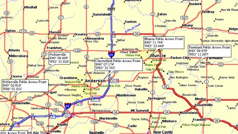 Overview Map Of White River In Indiana Maps Of River And Maps To