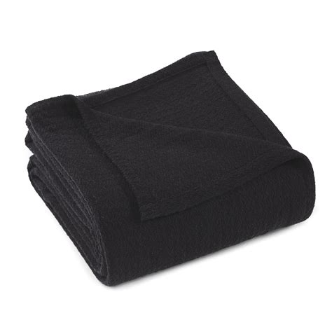 Impressions Solid Woven Cotton Throw Blanket