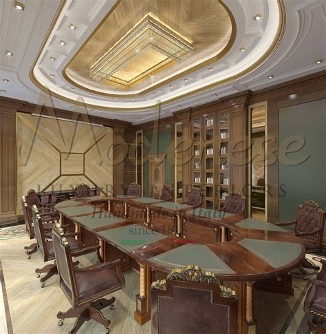 Italian Office Interiors Classic Luxury Meeting Rooms