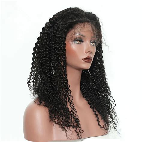 13x6 Deep Part Lace Front Human Hair Wigs Kinky Curly Wig Brazilian