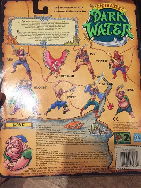 Vintage Konk The Pirates Of Dark Water Action Figure Mint On Etsy
