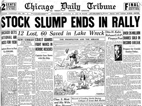 Great Depression Newspapers Articles Records