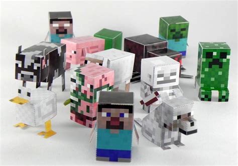 Minecraft Minis Paper Crafts Gadgetsin