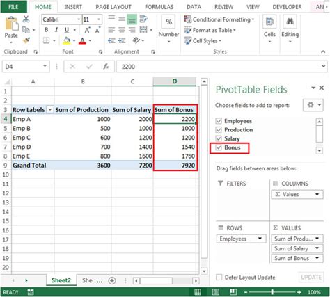 Insert Calculated Field In Pivot Table In Microsoft Excel 2010 Hot