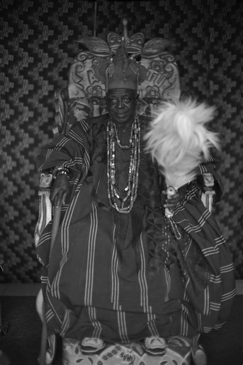 Oba Alayéluwa Agbòlawolu Owé Aladé Ifé King Of Ketou Benin A Photo