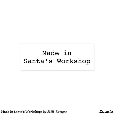 Made In Santas Workshops Self Inking Stamp Self Inking