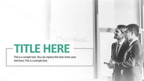 Image Holder PowerPoint Template Background - SlideModel