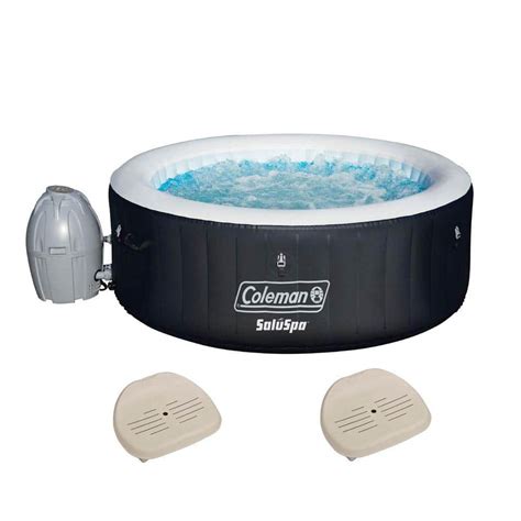 Bestway Coleman Saluspa Person Inflatable Outdoor Spa Hot Tub Slip Resistant Seats Bw