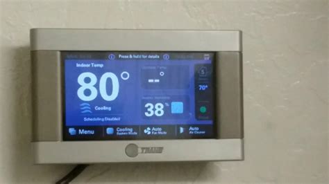 Trane Thermostat Installation Manual