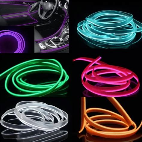 Buy 3 Meters Car Ambient Lights Luminescent Line Car