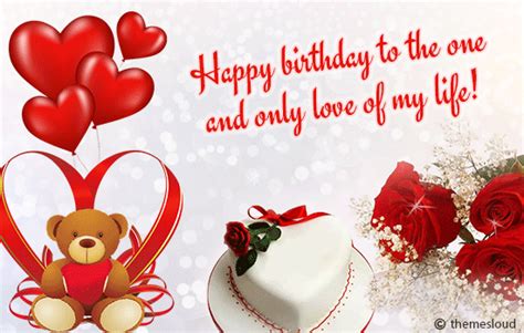 Print her card on your home printer or send it online as an ecard, both easy options. Happy Birthday To The Love Of My Life. Free Happy Birthday eCards | 123 Greetings