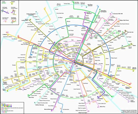 Paris France Subway Map Paris Metro Map Subway System Maps In 2019