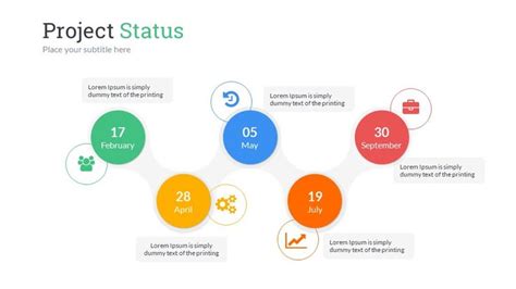 Project Status Powerpoint Presentation Template By Sananik