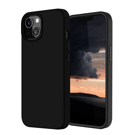 Liramark Liquid Silicone Soft Back Cover Case For Apple Iphone 13 Mini