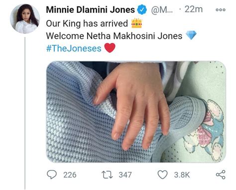 Minnie Dlamini Gives Birth To Baby Boy Iharare News