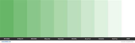 Tints Xkcd Color Dark Pastel Green 56ae57 Hex Colors Palette Colorswall