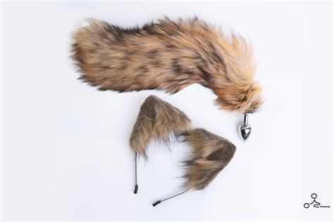 Foxtail Butt Plug Fox Tail Plug Set Cosplay Roleplay Ears Sex Etsy Canada