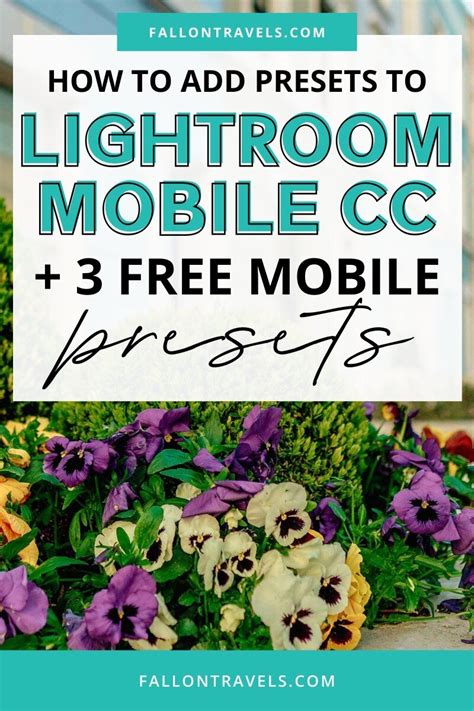 All presets are compatible with all modern versions of adobe lightroom desktop & mobile, including cc and classic cc. How to add Presets to Lightroom Mobile — Tutorial + 3 FREE ...
