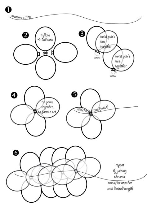 Attach balloons to decorating strip. willowday: How to make a Balloon Garland | Balloon ...