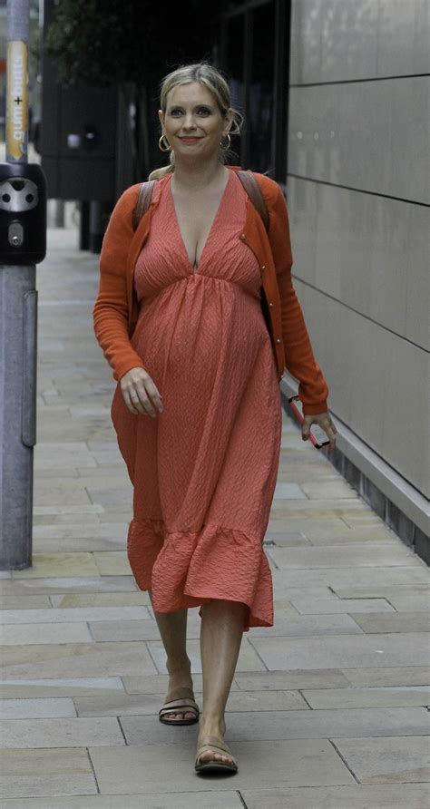 Pregnant Rachel Riley Leaves Countdown Studios In Manchester 08172021