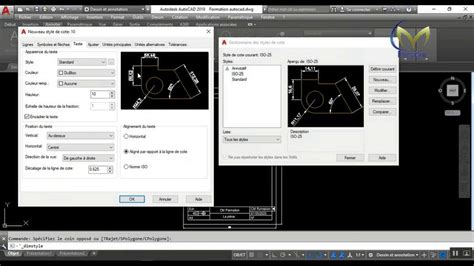 Partie Apprendre Autocad Exercice Changer Style De Cote