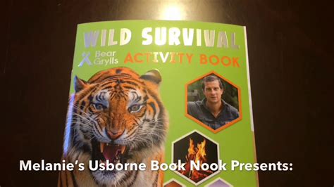 Wild Survival Activity Book From Bear Grylls Usborne Kane Miller Youtube