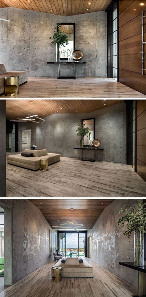 Brandon Architects Have Designed A New Contemporary Coastal California Home Concrete Interiors