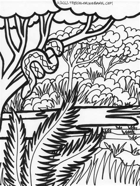 Jungle Coloring Pages Printable Subeloa11