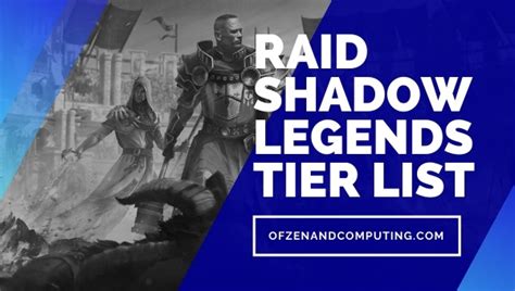 Raid Shadow Legends Tier List January 2023 Best Champions