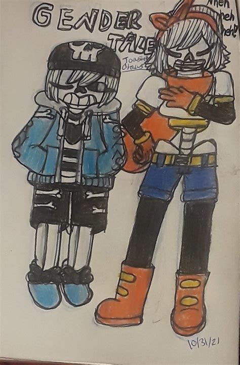 Genderswap Sans And Papyrus Undertale Fun Roleplaying Amino